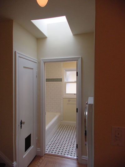 Interior Hallway - Laundry is tucked to the right.