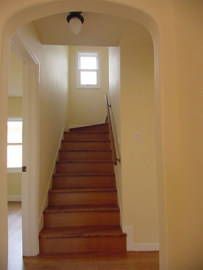 Stairwell - Ample natural lights spills to the interior spaces. 