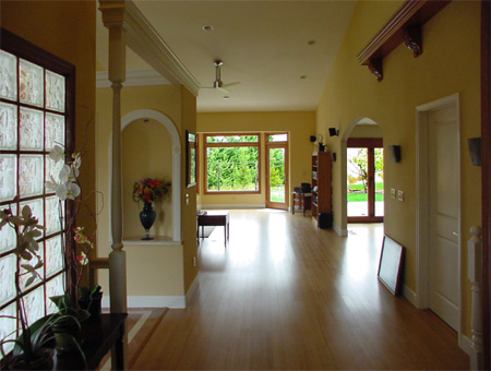 Living Room - Entry to the right, Dining room to the left.