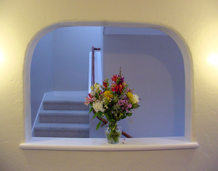 Stairwell Opening - Opens to dining room area to provide natural light from above. 