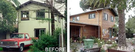 Walnut Creek before and afer 1