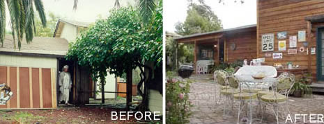 Walnut Creek before and after